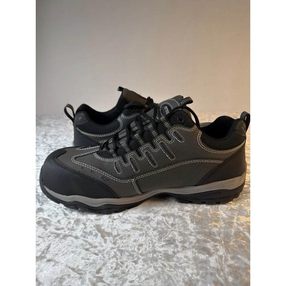HyTest Safety Shoes 14W‎ Steel Toe ASTM F2413-18 SD10 Slip Resistant Work Shoe